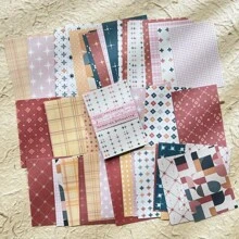 1 Pack Of 25pcs Random Vintage Scrapbooking Paper, Creative Handmade Decorative Paper For DIY Arts, Crafts, Scrapbooking, Junk Journal