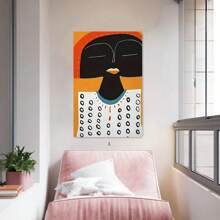 1pc/3pcs Set Modern Bohemian African Art Canvas Posters,Vibrant On Canvas Wall Arts,For Bedroom, Living Room, Hallway,Hotel, Apartment, Studio Wall Decoration,Ideal Summer Gift For Art Lovers And Boho Fashion Enthusiasts,NO Frame/Framed