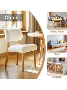 24pcs Silicone Chair Leg Floor Protectors - Square Furniture Sliders For Hardwood Floors, Non-Slip Pads Furniture Floor Protectors Furniture Leg Floor Protectors - White - View 7