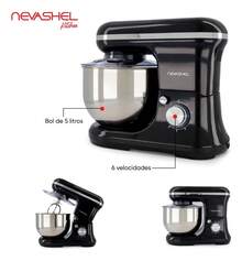 Professional Powerful Electric Stand Mixer Black Color Frequency 60HZ - Black - View 2