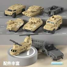 Children's Educational Toys Can Store Military Transport Tanks And Aircraft Model Toys Boys Fighter Planes Simulate Military Base Scenes Parent-Child Interactive Toys Intelligence Development