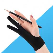 1Pc Black 3-Layer Painting Gloves, Spray Paint Fingerless Gloves, Art Tool DIY Gloves, Suitable For Art Creation Teaching, Artists, Students, Painting, Sketching Gloves, 4 Styles And Sizes, Suitable For Gift Giving,Back To School,School Supplies