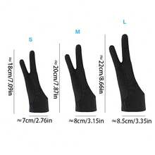 1Pc Black 3-Layer Painting Gloves, Spray Paint Fingerless Gloves, Art Tool DIY Gloves, Suitable For Art Creation Teaching, Artists, Students, Painting, Sketching Gloves, 4 Styles And Sizes, Suitable For Gift Giving,Back To School,School Supplies