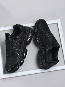 Sneakers Men's Shoes Stylish Men Sports Shoes Lace-Up Shoes Shoes Personalized Black Street Casual Shoes