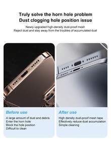 手机扬声器防尘罩 听筒喇叭防尘网 适用于 13 扬声器 听筒防尘