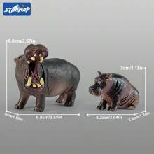North American Forest Animal Figurines Educational Toy Cake Toppers,Realistic Jungle Animal Set, Christmas Birthday Gift For Kids Toddlers, Includes Elephant,Camel,Giraffe,Tiger Lion,Panda,Bear,Deer,Hippo,Rhino,Raccoon,Lynx,Wolf,Eagle,Beaver, Rabbit,Beaver,Bald Eagle, And More