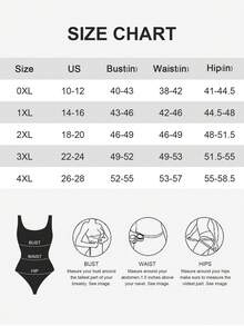 1pc Women Plus Size Seamless Strapless Bodysuit With Removable Straps, Shaping, Slimming, Black - Apricot - View 9