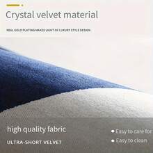 1 件半圆形水晶天鹅绒地垫，聚酯纤维柔软防滑门垫，适用于露台、厨房、客厅、浴室、卧室、阳台、洗衣房、家居装饰、春夏季