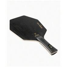 5-Layer Pure Wood Hexagonal Ping Pong Blade - Black, Thickened Core, Elasticity Enhanced, Ideal For Rapid And Powerful Strokes, Table Tennis Equipment|Elasticity Enhanced Blade|Wooden Construction, Ping Pong Table
