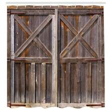 IN DER TÜRKEI HERGESTELLT 100% Polyester Duschvorhang - 175x200 cm - inklusive 12 Kunststoffhaken - wasserabweisend - maschinenwaschbar