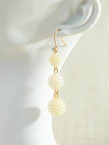 TopHanqi 7 件/15 件/24 件/36 件随机搭配女士耳环套装，复古宫殿优雅金色和白色系列耳环、钩子、耳钉、带有人造珍珠和贝壳元素的环圈，日常佩戴、派对配饰、礼物，用途广泛