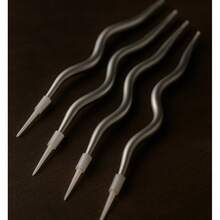 6 Pieces Paraffin Birthday Candle For Party Decoration, DIY Cake, Bow, Wedding And Anniversary - Bạc - Xem 4