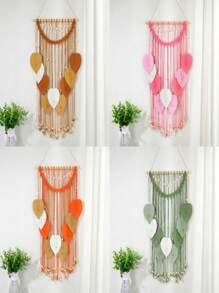 1pc Floral Leaf Wall Hanging Tapestry, Boho Style Large Decorative Art, Room Decor, Home Gift Bedroom Decor Home Decor Wall Decor
