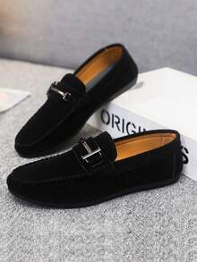 2025 New Driving Loafers For Men, Breathable Slip-On Casual Soft Moccasins, Business Formal Rubber Sole Leather Shoes (Loafers Run Small, Customers With Large Feet Are Advised To Order One Size Up) Old Money Chic Autumn