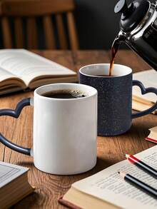 1pc Personalized Color Changing Mug - Customizable Magic Mug, Customizable Ceramic Coffee Cup, Customizable Camping Mug, Customizable Enamel Cup, Customizable Holiday Gift, Birthday Gift, Halloween Gift, Christmas Gift, Customizable Photo Mug - Multicolor - View 8