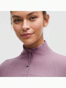 Define Jacket Nulu Women's Lightweight, Full Zip Running Track Jacket-For Yoga Gym Running-Sweat-Wicking-Yoga-All Seasons Sport-Spring/Summer-Autumn/Winter-Back To School - 薰衣草力士 - 查看 4