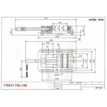 Tsl-140 Drill Pr Vise, V-Groove Clamping Metal Milling Vice For Drill Pr Hines - Multicolor - View 7