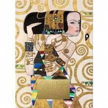 1 件/3 件墙面艺术海报可选框架现代经典古斯塔夫·克里姆特家族名画《泪之吻》金色现代海报印刷墙面艺术画可用于房间装饰画 - 彩色 - 查看 28