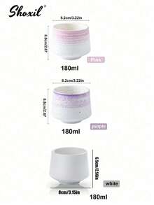 shoxil 1PC Ceramic Coffee Mug, Gradient Coffee Cup, Latte Mugs, Coffee Cup, Teacup, Water Cup, For Home, Cafe, Gift