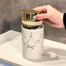 Luksusowa butelka na mydło w płynie do rąk, butelka z pompką do żelu pod prysznic, szamponu, płynu do mycia naczyń, detergentu do prania z powrotem do szkoły