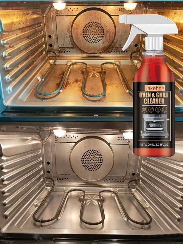 Stove And Oven Foam Cleaner, Specialized Degreasing, Deodorizing And Stain Removing Agent. Convenient To Use: Spray On Oven Or Grill Surfaces With Stains, Wait 5 Minutes, Then Wipe With A Sponge. Helps Reduce Odor And Grime Buildup, Ensuring Hygiene And Cleanliness Of Baked Goods.