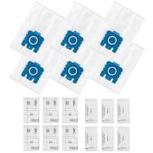 Miele Vacuum Bags For Miele GN Vacuum Cleaner, Compatible With Miele GN 3D Airclean Efficiency Dusting Bags Classic C1 Complete C2 C3, S800, S2000, S5000 And S8000 Series, Bags+ Filters
