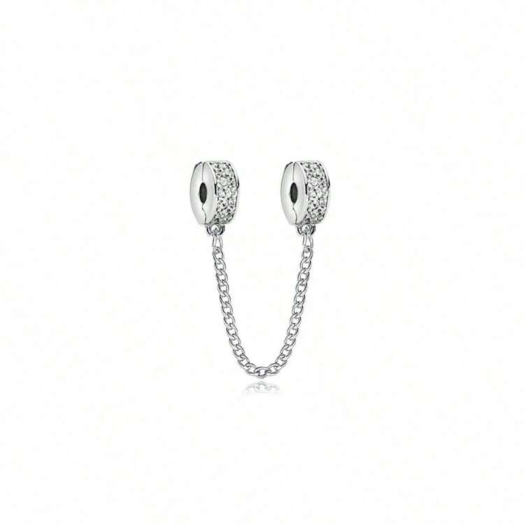 1 件幸运符夹扣珠定位扣吊坠球适合欧美手链女士珠宝 - 安全鏈 - 查看 2