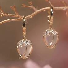 Women's Creative Tulip Earrings Simple Fashion Elegant Earrings High-End Texture - 一對 - 查看 8