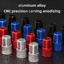 Accesorios para bicicleta de carretera de velocidad única VXM, incluido un adaptador de válvula francesa a americana, de válvula Presta a Schrader, y una bomba - Multicolor - Ver 5