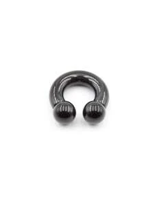 1 Peça Piercing de Septo/Expansor de Orelha Interno com Rosca, Formato de Bola com Picos, Material Aço Inoxidável, Tamanho Grande de 3mm a 10mm