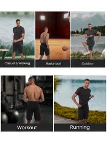 Quick-Dry Gym Shorts, Weightlifting Pants, Training & Running Shorts