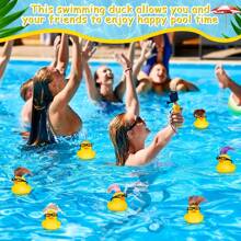 10/20 Pcs Yellow Mini Rubber Duck Bath Toys, Cute & Fun Bathtub Toys, Great Gift For Boys And Girls