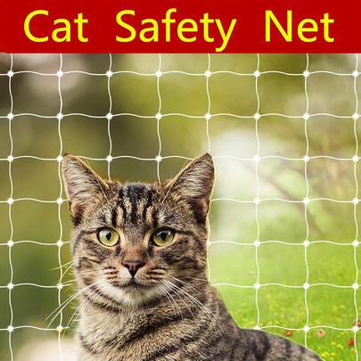 Pet Balcony Window Net, Cat Fence Net, Transparent Nylon Net Pet Fence Net, Suitable For Balcony, Window, Stairs