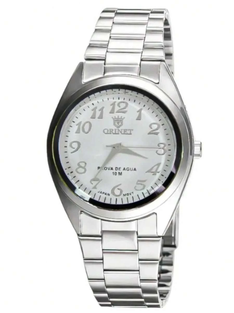 ORIMET Men's Watch Steel Strap Vintage Retro Style Beautiful Waterproof - trắng - Xem 1