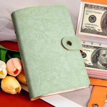 A6 Budget Storage Binder With A Large Capacity Of Up To 100zhang- Can Be Used For Family Savings Budget Expenditures Festival Gifts And Organizing Household Assets For Women Wallet Purse Wallet Wristlet Wallet Coin Wallet