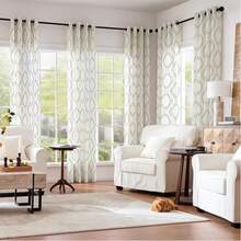 1pc 3/4 Inch (19mm) Diameter Adjustable Length Black Curtain Rod, Suitable For Bedroom, Living Room, Sturdy And Extendable Single Curtain Rod - Black - View 7