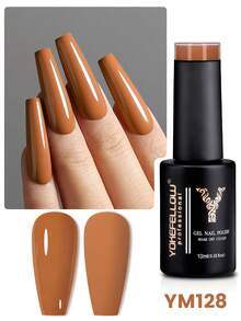 YOKEFELLOW 10ML 6 culori portocaliu gel ojă, primăvară-vară semipermanentă gel ojă Soak Off UV/LED unghii artă acasă și salon DIY pentru femei fete manichiură cadouri