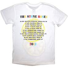 The Stone Roses | Official Band T-Shirt | Tour 2013 (Back Print) - 48-Hour Fast Shipping!  - White - View 3