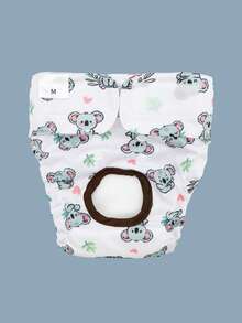 3 pièces/Paquet Couches pour chien lavables, Couches, Couches pour chien de haute qualité (Taille moyenne) - Multicolore - Voir 4