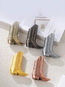 1pc Creative Metal Embossed Lighter Case For BIC J5 Disposable Lighters, Fashionable And Durable Lighter Holder - Multicolor - View 3