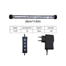 DDCAQIOUA 1pc Fish Tank Submersible Light, Lighting, Aquarium Enhancement Light, Black Fish Tank Light With Adjustable Brightness, Low Voltage Plug, Can Be Used As A Gift - EU C Type Plug(220-240V) - View 7