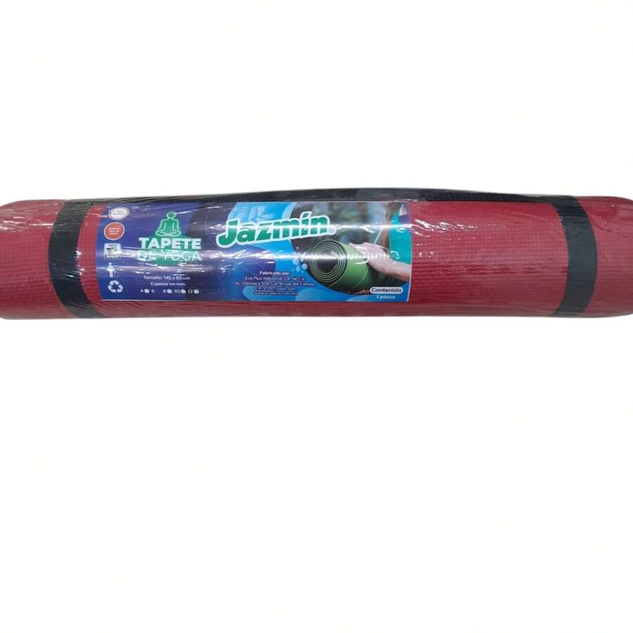 EVA Foam Yoga Pilates Exercise Mat, 6mm Thick - Red - View 1