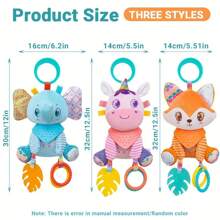 Baby Plush Toys, Stroller Toys With Sensory Details, Car Seat Toys, Crib Rattle Toys, Teethers, Squeaks, Sensory Toys For Newborns, Best Gifts, Many Styles To Choose From