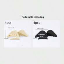 4/8/12 Pieces Front Pad: Adjustable High Heels Shoe Size Reducer Pads For Women - Soft Anti-Slip Toe Cushions, Half Size (Up/Down) Soft Toe Pads For High Heels Women, Prevent Pain, Reduce Blisters, And Enhance Comfort.