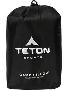 TETON Sports Almohada de campamento perfecta para cualquier momento que viajes; Camping, mochilero, aviones y viajes por carretera; Almohada cómoda para cuello y apoyo lumbar; usted puede llevarlo a cualquier lugar; almohada lavable - Verde - Ver 3