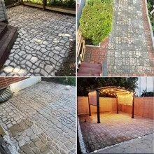 1 pièce Moule pour pavage de chemin de jardin, moule en béton manuel DIY pour brique, pierre, route en béton