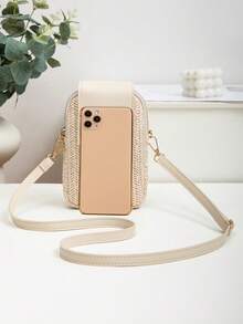 新款时尚欧美风编织斜挎包，度假草编包，旅行包，便捷收纳包，编织单肩托特包，夏季最佳海滩度假必备