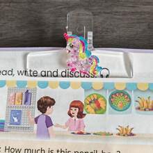 1pc/2pcs Transparent Bookmark Clips - Bookmark Clips, Loose-Leaf Clips, Reading Accessories Clips, Magnetic Clips, Refrigerator Clips, Food Clips, A4 Loose-Leaf Clips, Office And Home Kitchen Food Clips, Convenient For Fixing Documents - Multicolor - View 23