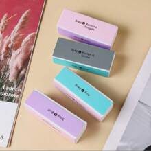 1/3/6/12pcs Square Nail Files, Nail Art Sponge Buffer Blocks Polishers, Manicure And Pedicure Buffing And Care Tools, Suitable For Beginner Nail Salons