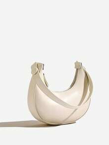 2025春夏新款女士单肩包时尚腋下包简约新月斜挎包别致马鞍包斜挎包 - 彩色 - 查看 13